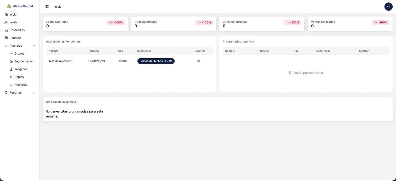 Alvera Capital, Real-estate CRM